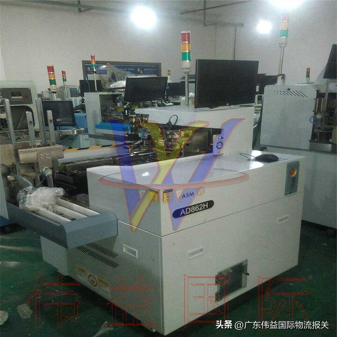 中山港进口二手插床报关流程及清关手续资料