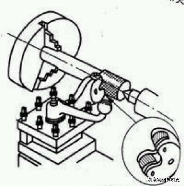 数控车削网螺纹的编程思路，以45°为例