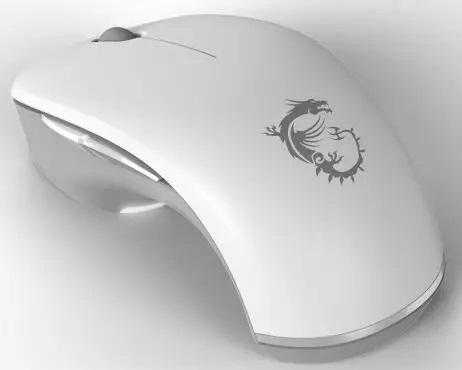 微星推出设计师鼠键：灰白性冷淡配色，蓝牙/2.4G双模