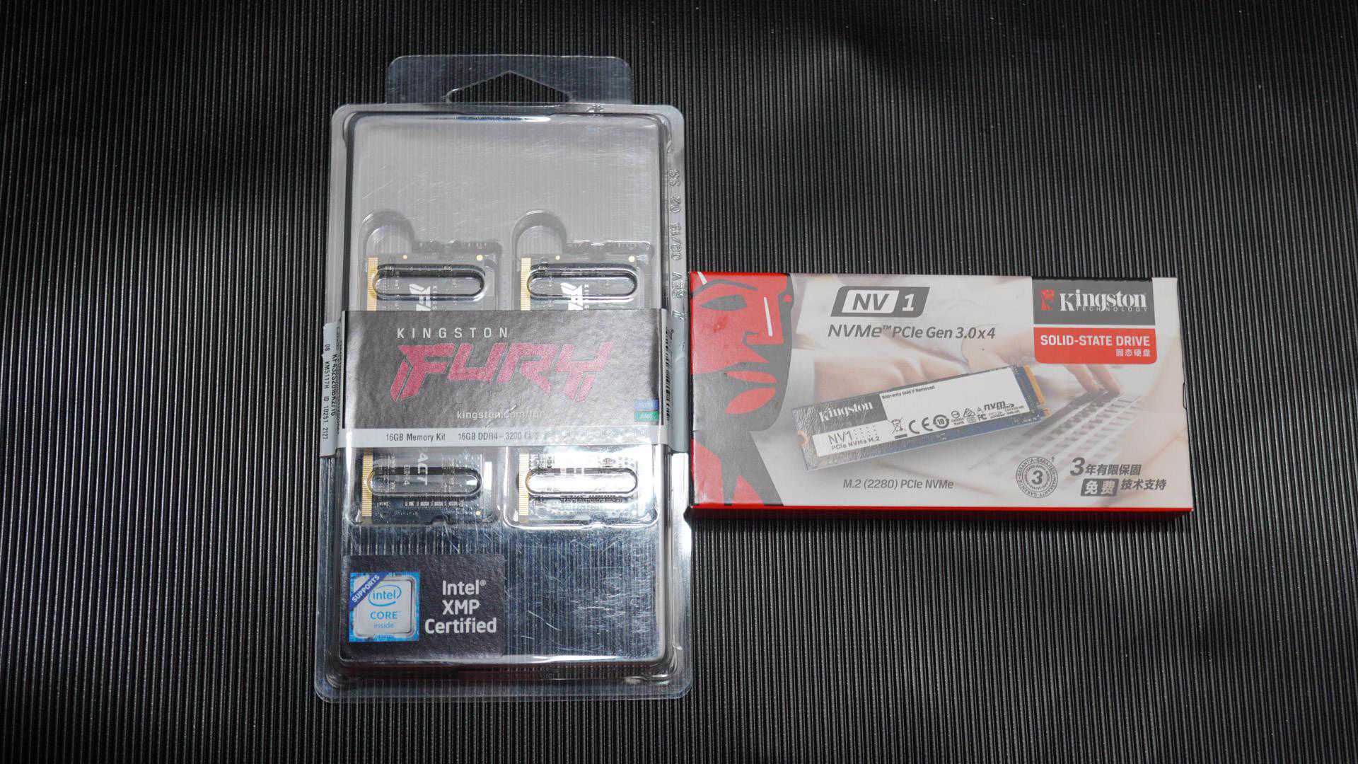 NUC极限压榨 - 金士顿Fury笔记本内存与NV1固态